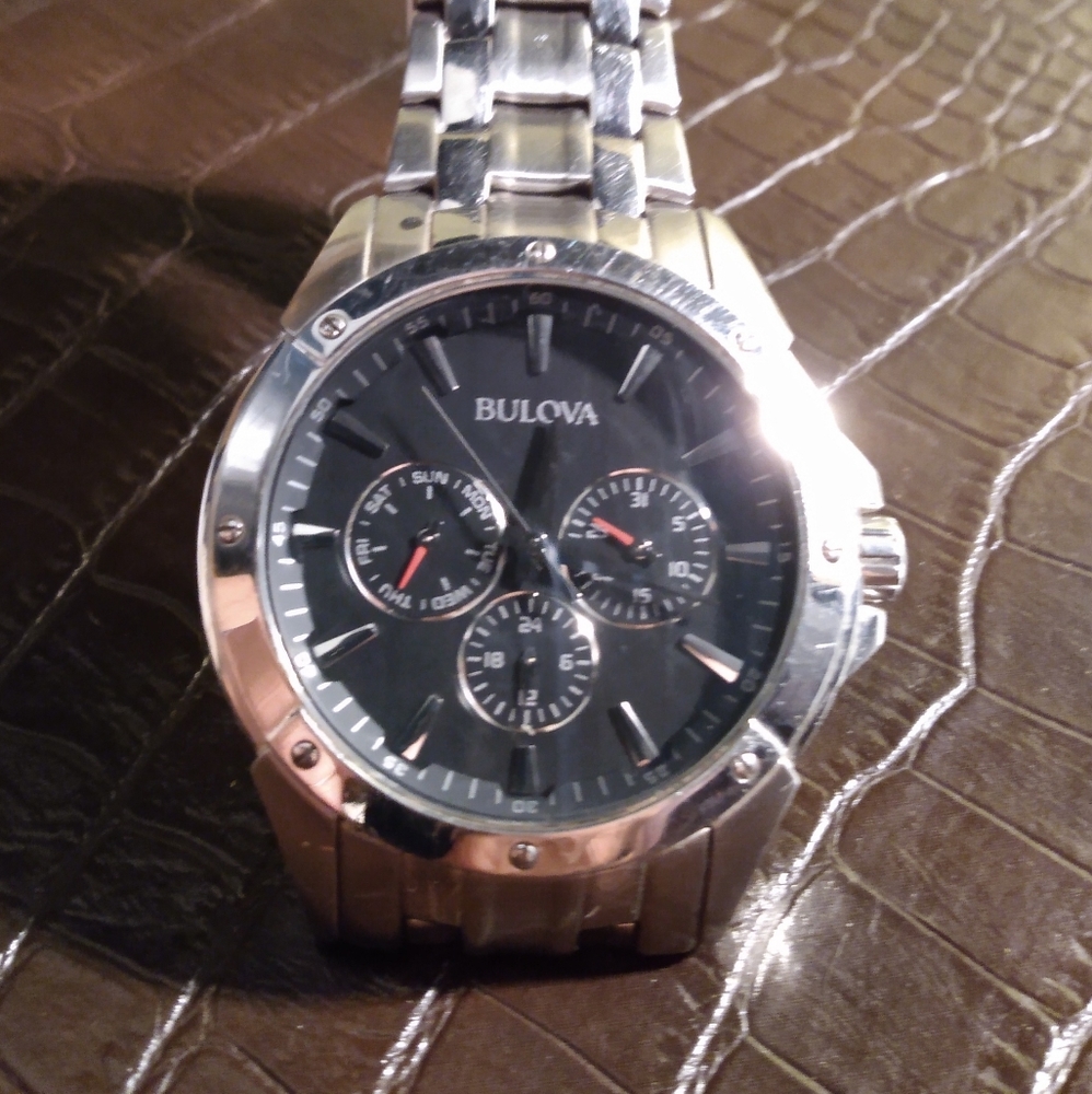 Men's Bulova Stainless Steel Watch